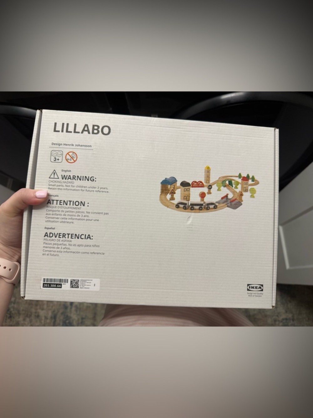 Lillabo Wooden Train Set. New.